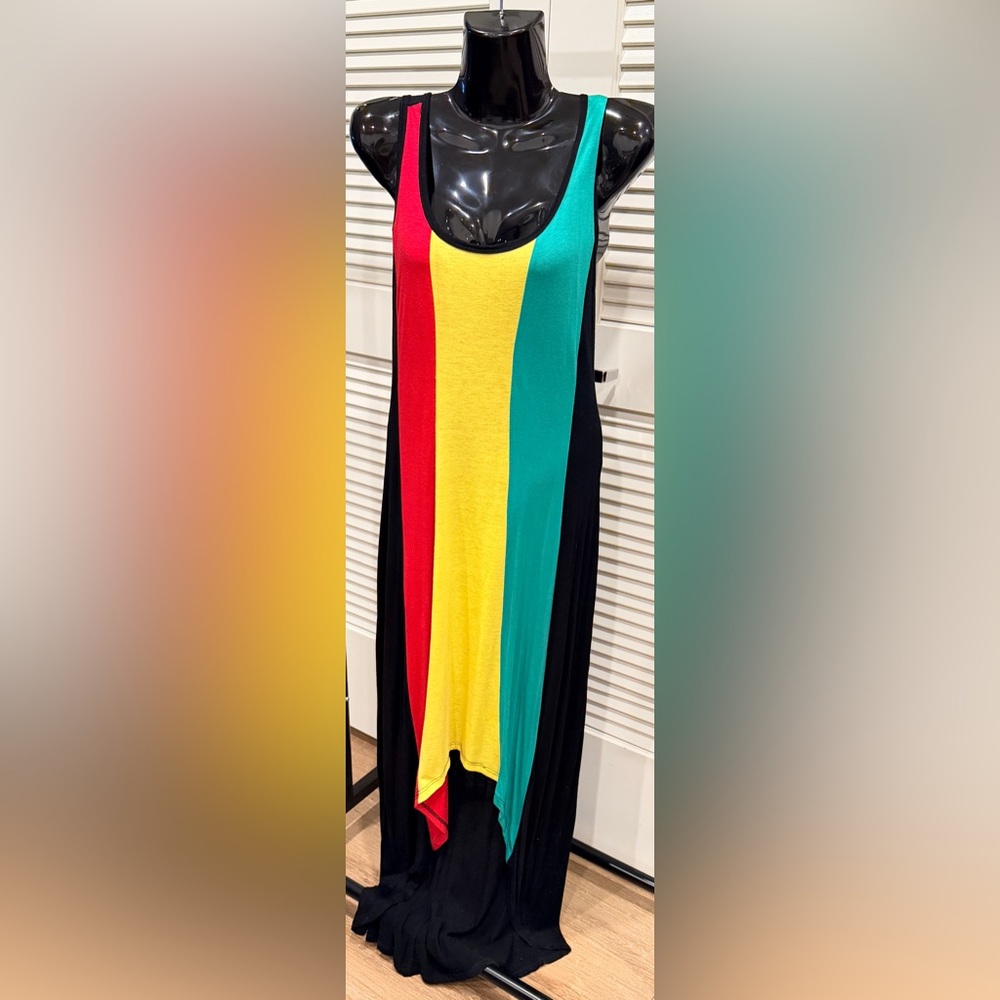 Colorful Striped Dress